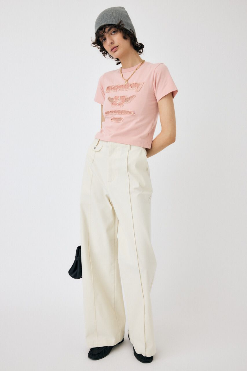 MOUSSY「PATCH DENIM 25TH Tシャツ」|Tシャツ・カットソー|