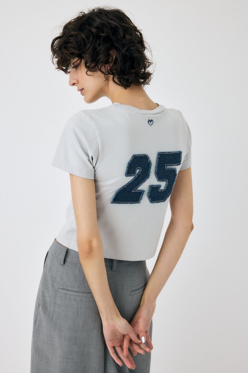 MOUSSY「PATCH DENIM 25TH Tシャツ」|Tシャツ・カットソー|
