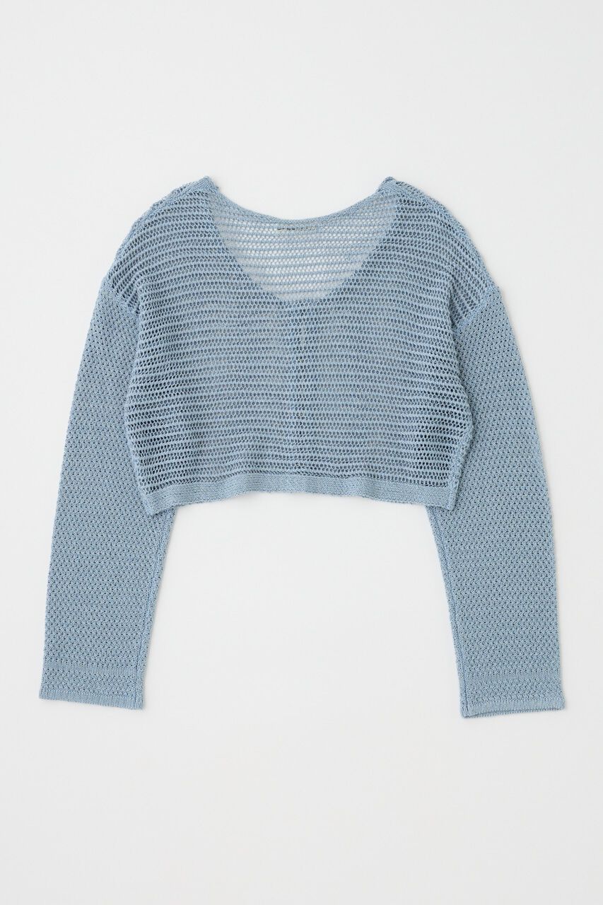 MOUSSY「OPEN WORK KNIT カーディガン」|カーディガン|