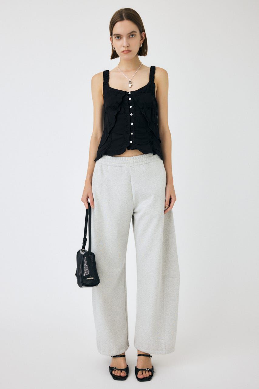 MOUSSY「BUTTON UP SMOCKING キャミ」|キャミソール|