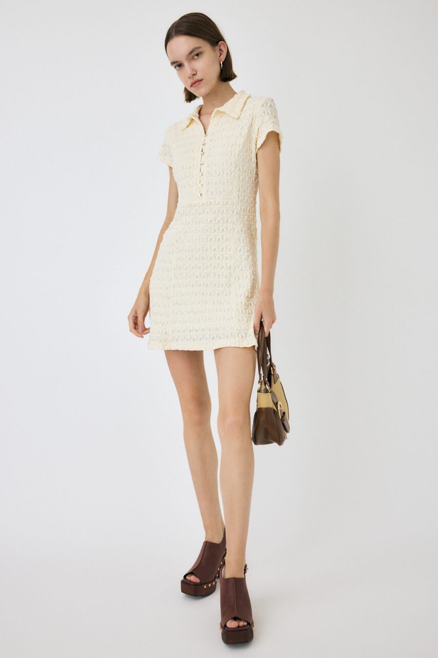 MOUSSY「MERMAID LACE MINI ドレス」|ワンピース|