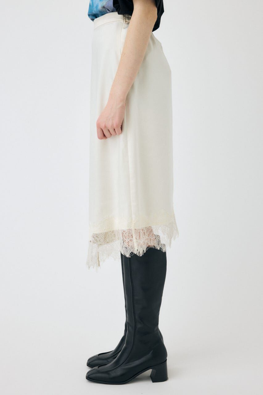MOUSSY「LACE TRIM SLIP スカート」|スカート|