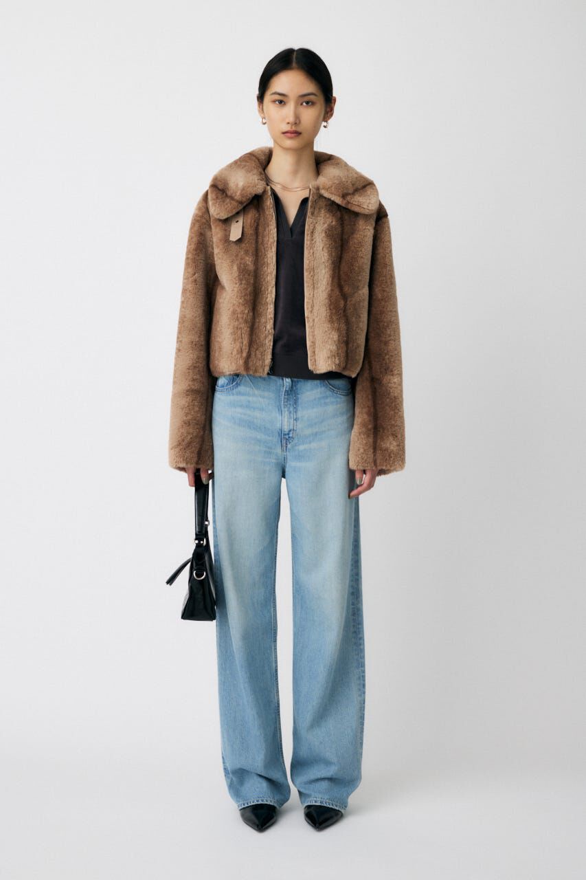 MOUSSY「REVER FAUX ファーコート」|ブルゾン・スタジャン|