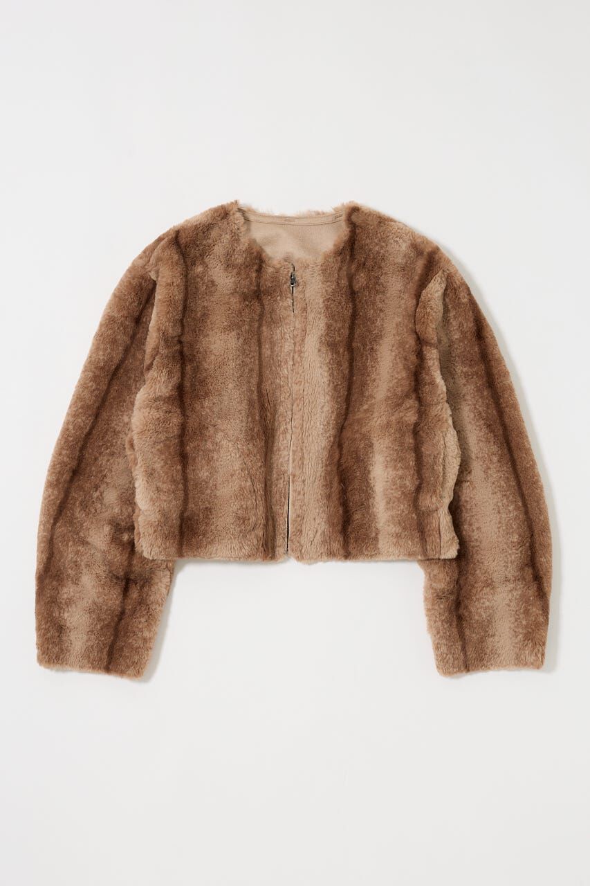 MOUSSY「REVER FAUX ファーコート」|ブルゾン・スタジャン|