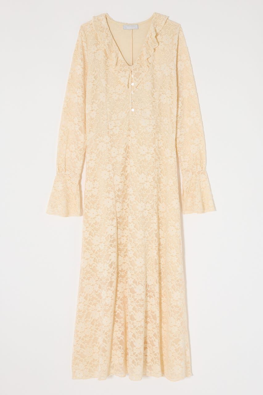 MOUSSY「FLOCKY LACE ドレス」|ワンピース|