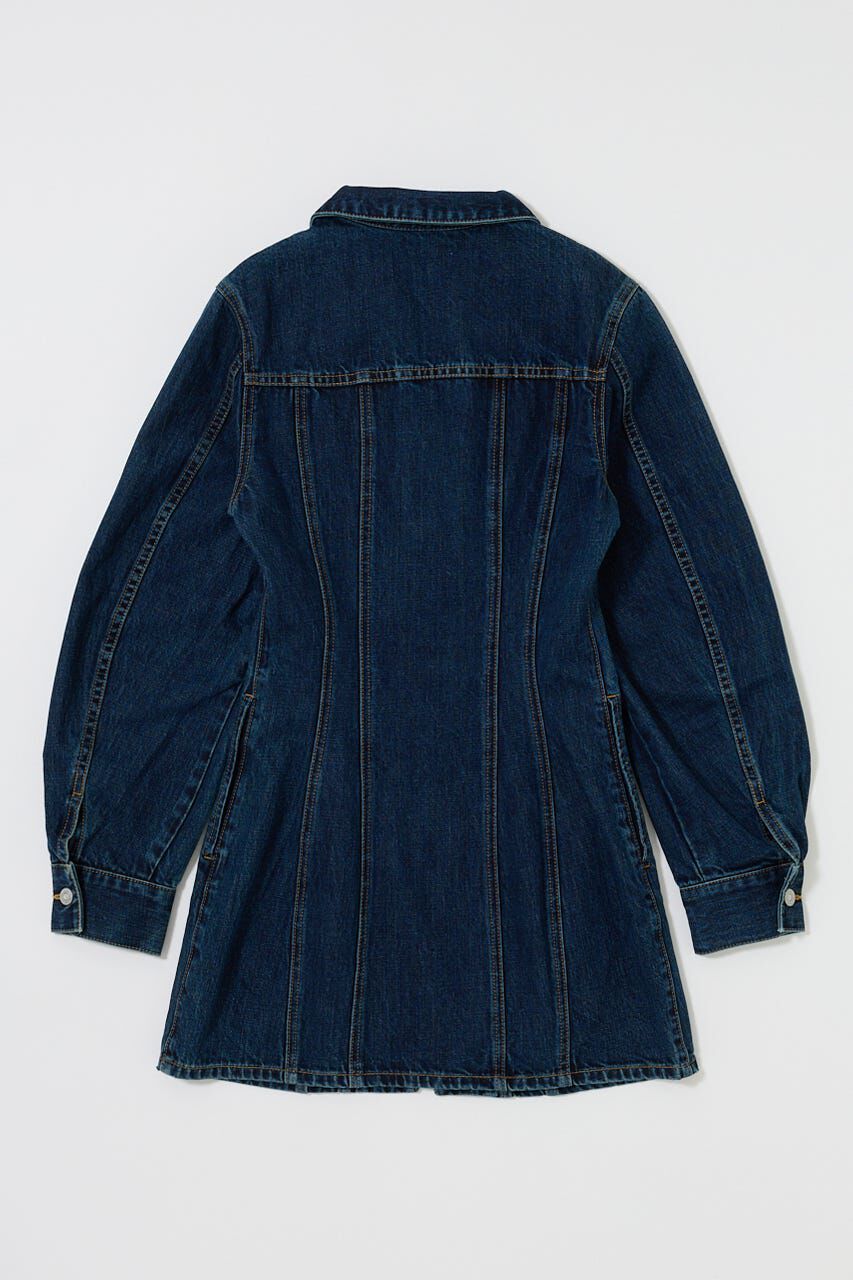 MOUSSY「ZIP UP DENIM ミニドレス」|ワンピース|