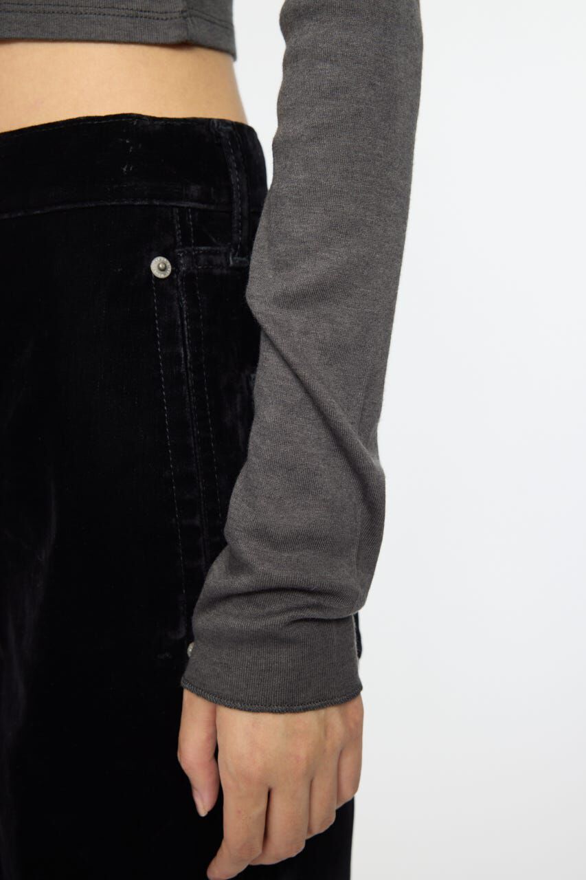 MOUSSY「DEEP V CUP ロングスリーブTEE」|Tシャツ・カットソー|