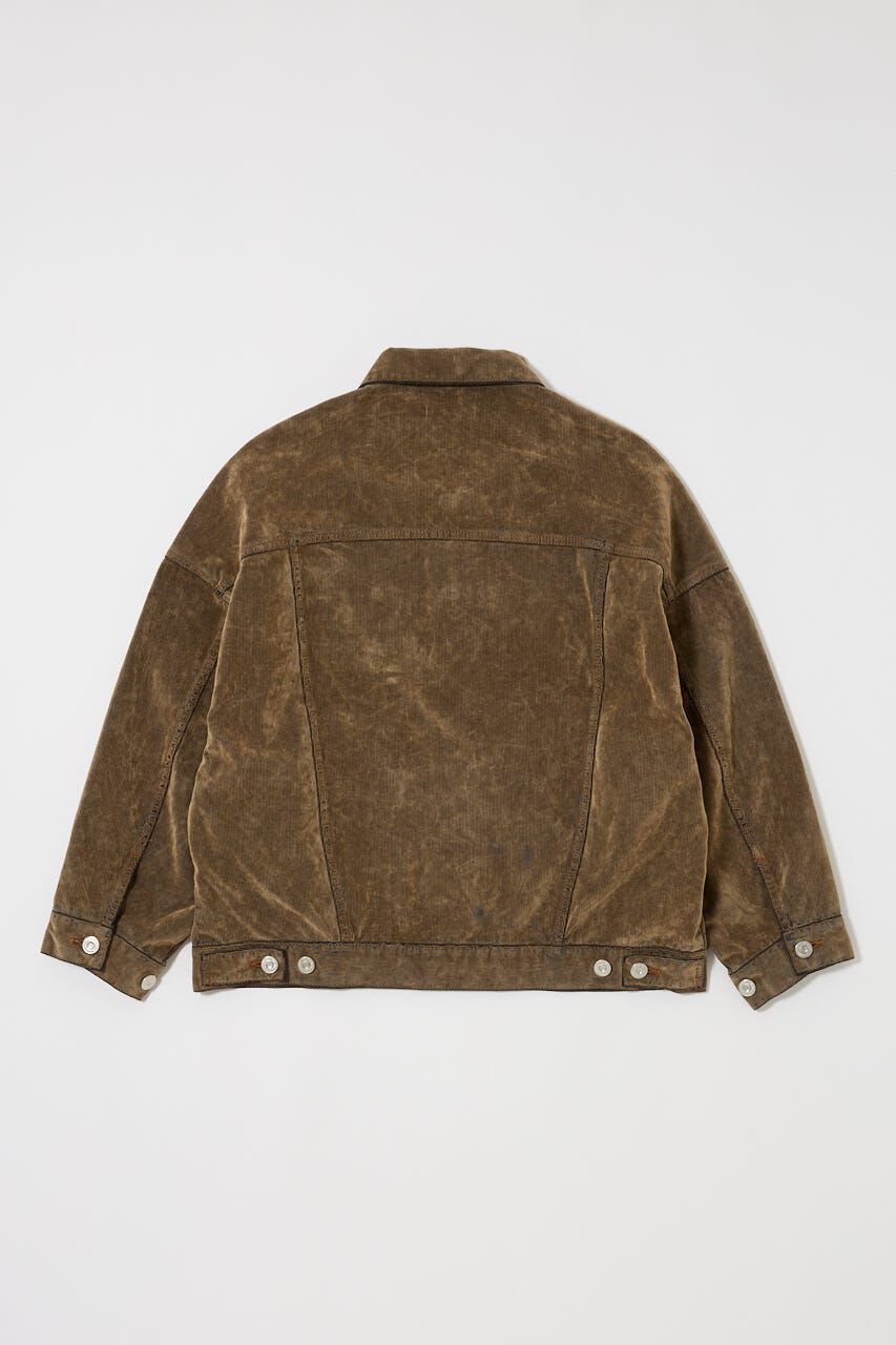 MOUSSY「OVERSIZED CORDUROY ジャケット」|デニムジャケット|