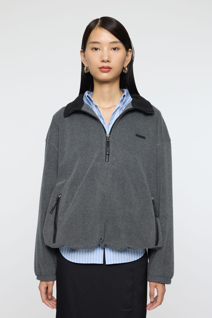 MOUSSY「FLEECE ZIP プルオーバー」|シャツ・ブラウス|