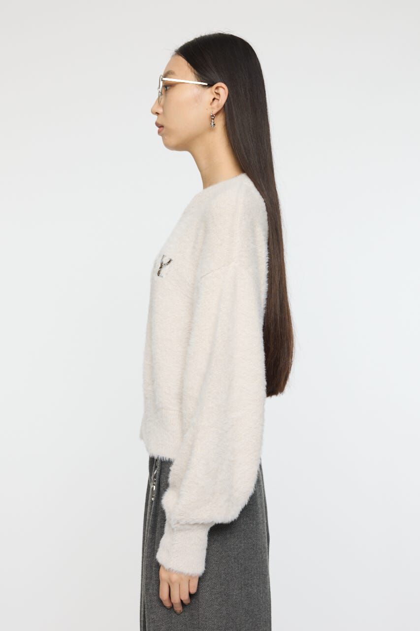 MOUSSY「FLUFFY MOUSSY KNIT トップス」|ニット・セーター|