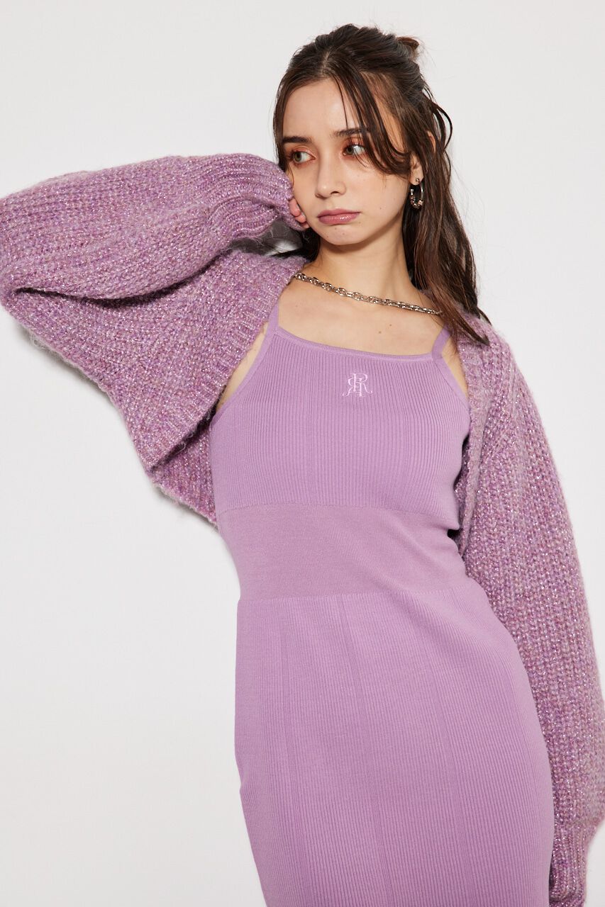 rienda「2WAY RRボレロタイトミニKnit OP」|ワンピース|