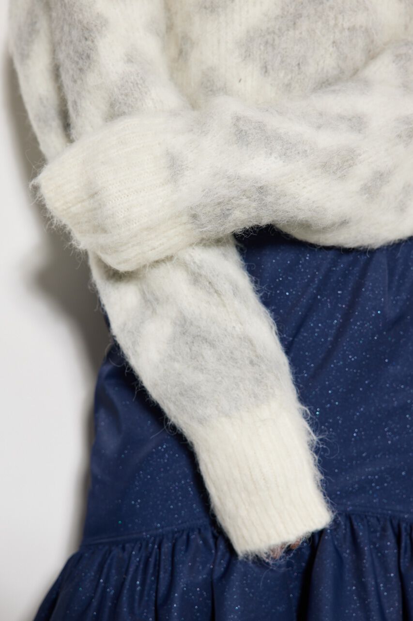 rienda「バイアスチェックニット TOP」|ニット・セーター|