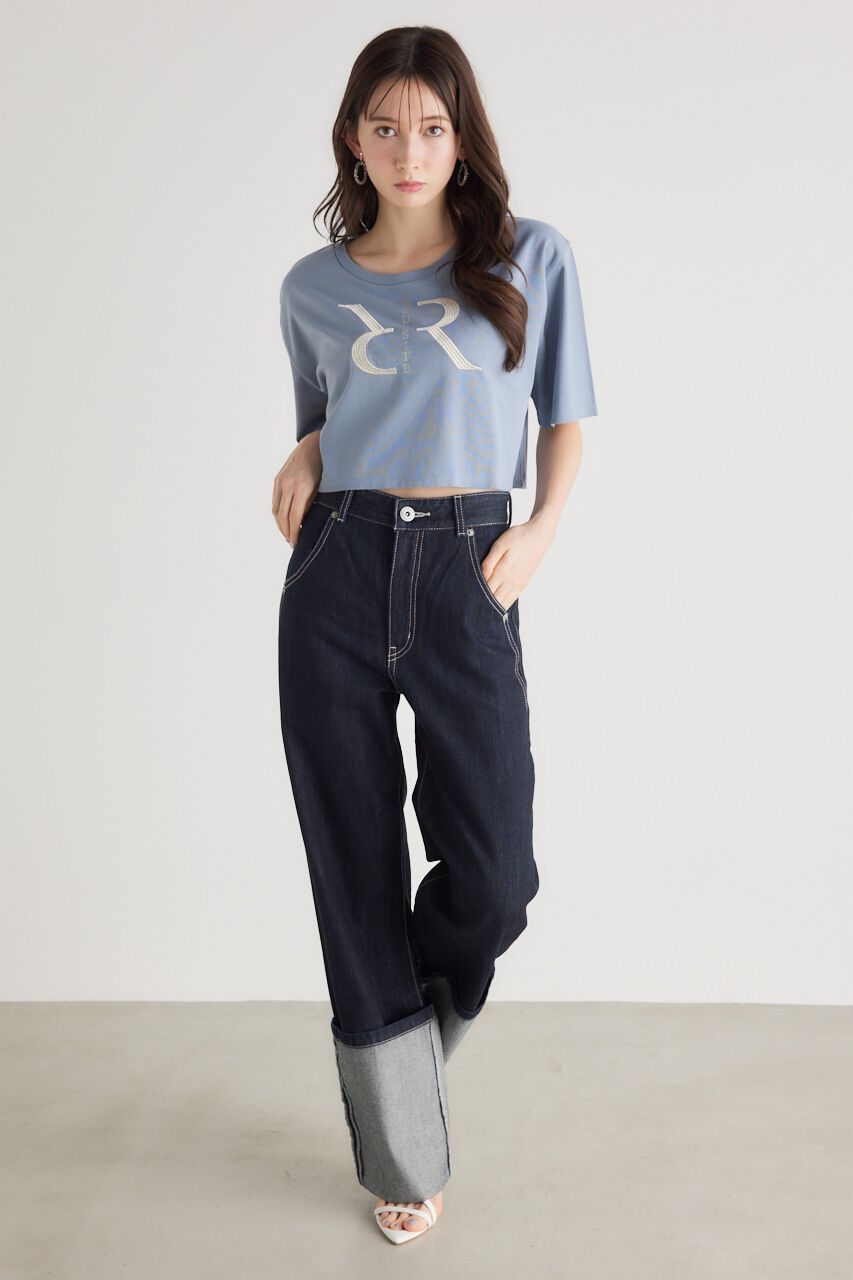 rienda「RグリッターT-SH」|Tシャツ・カットソー|