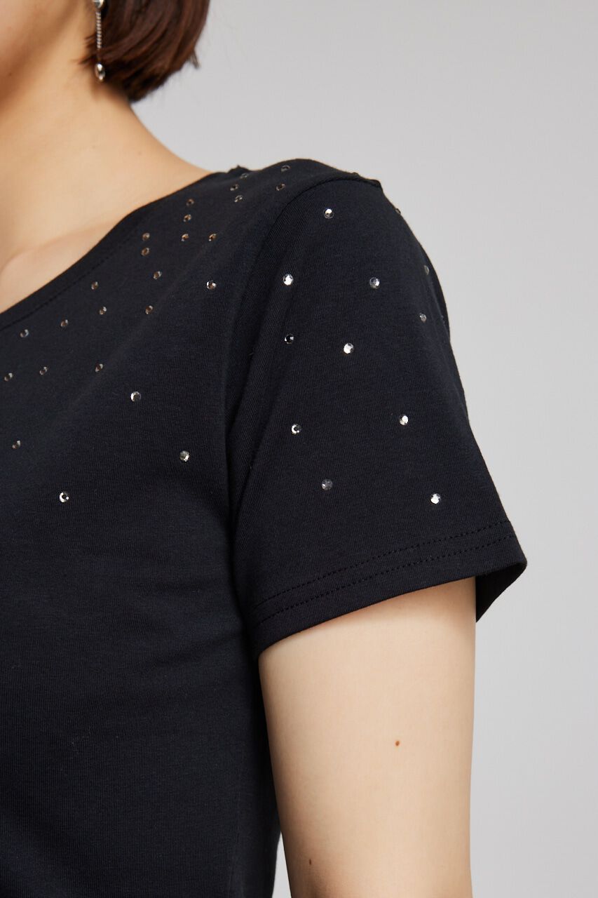 rienda「グラデーションストーンT-SH」|Tシャツ・カットソー|