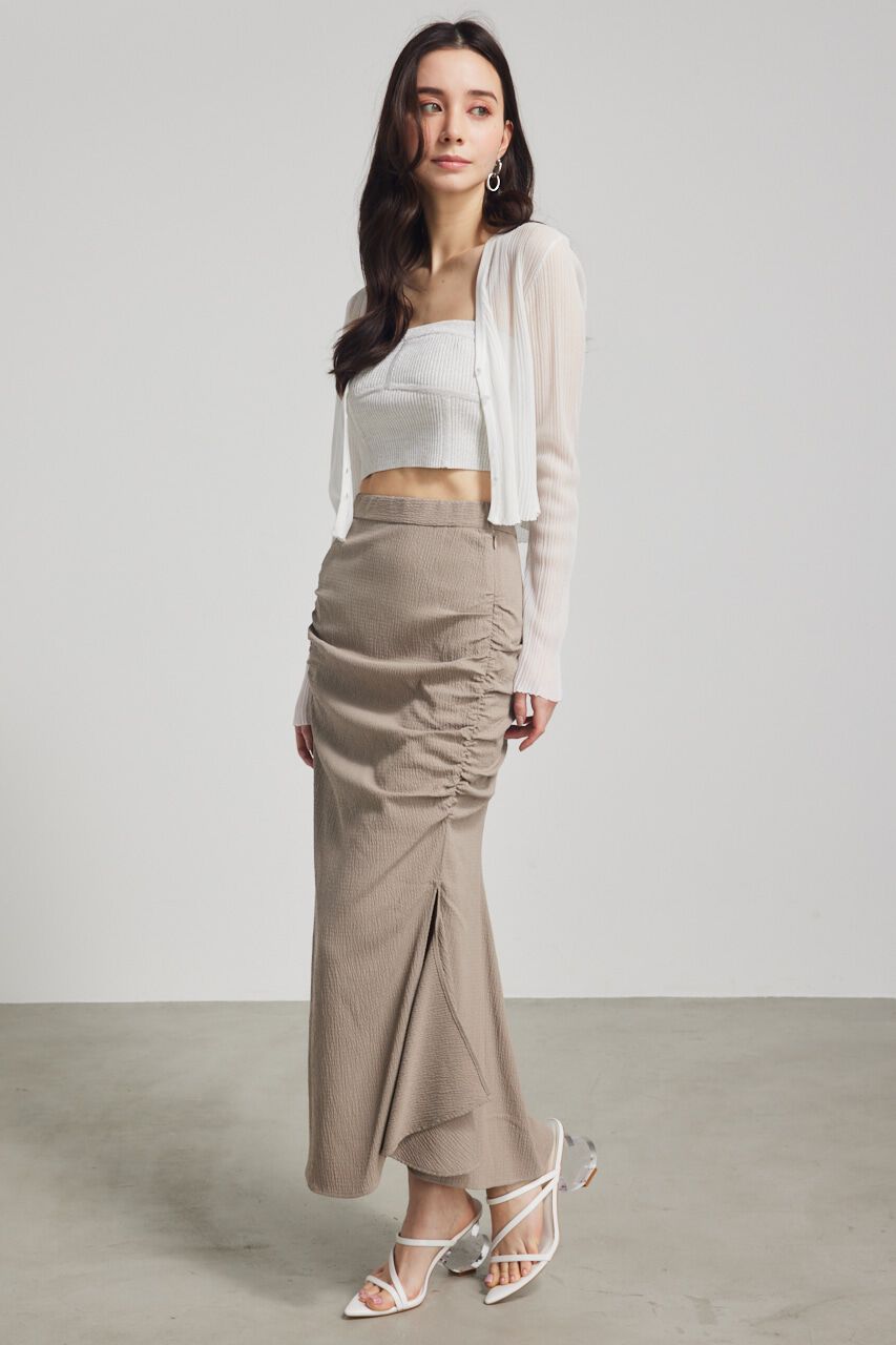 rienda「ギャザーマーメイドJ/W SK」|スカート|