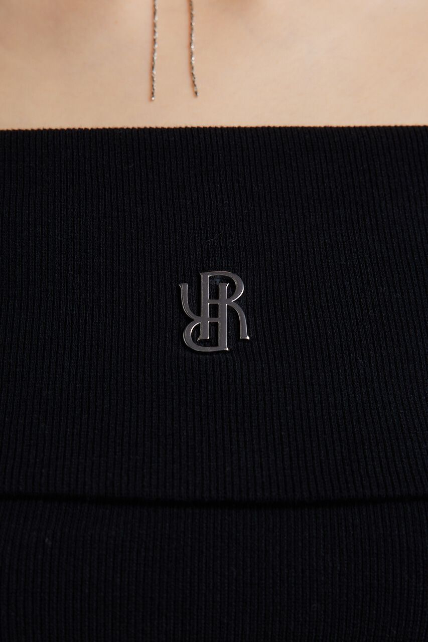 rienda「RモチーフプレートカットTOP」|Tシャツ・カットソー|