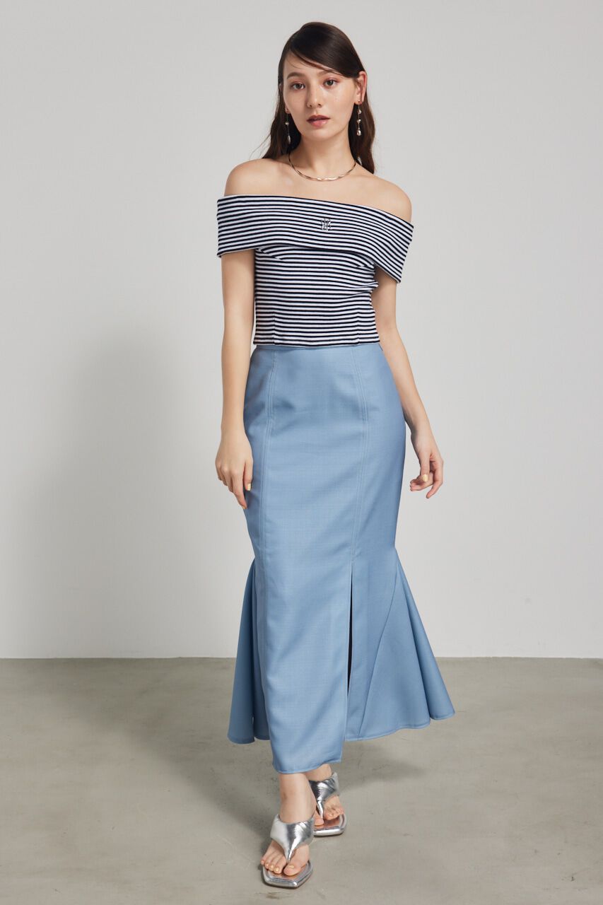 rienda「RモチーフプレートカットTOP」|Tシャツ・カットソー|