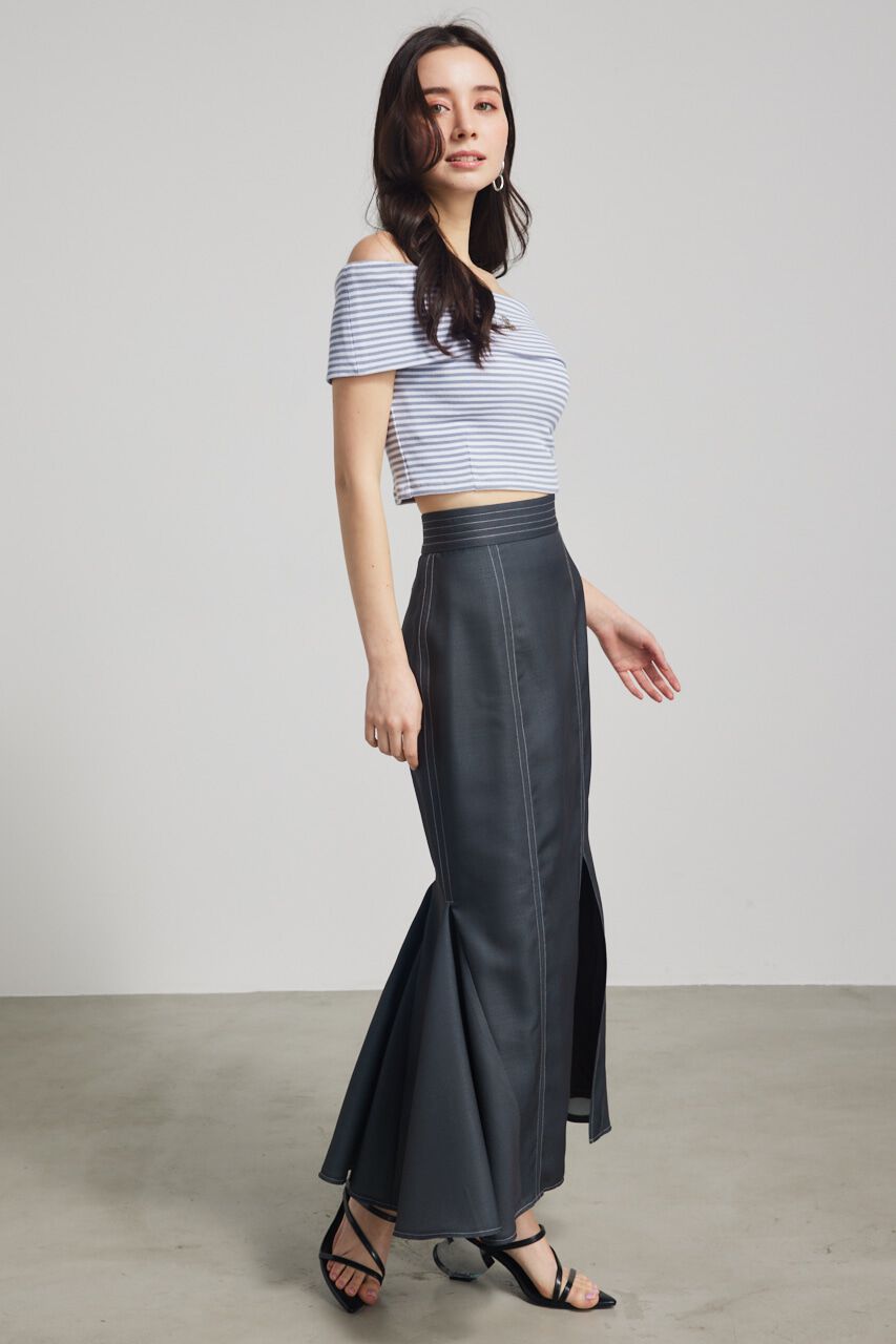 rienda「RモチーフプレートカットTOP」|Tシャツ・カットソー|