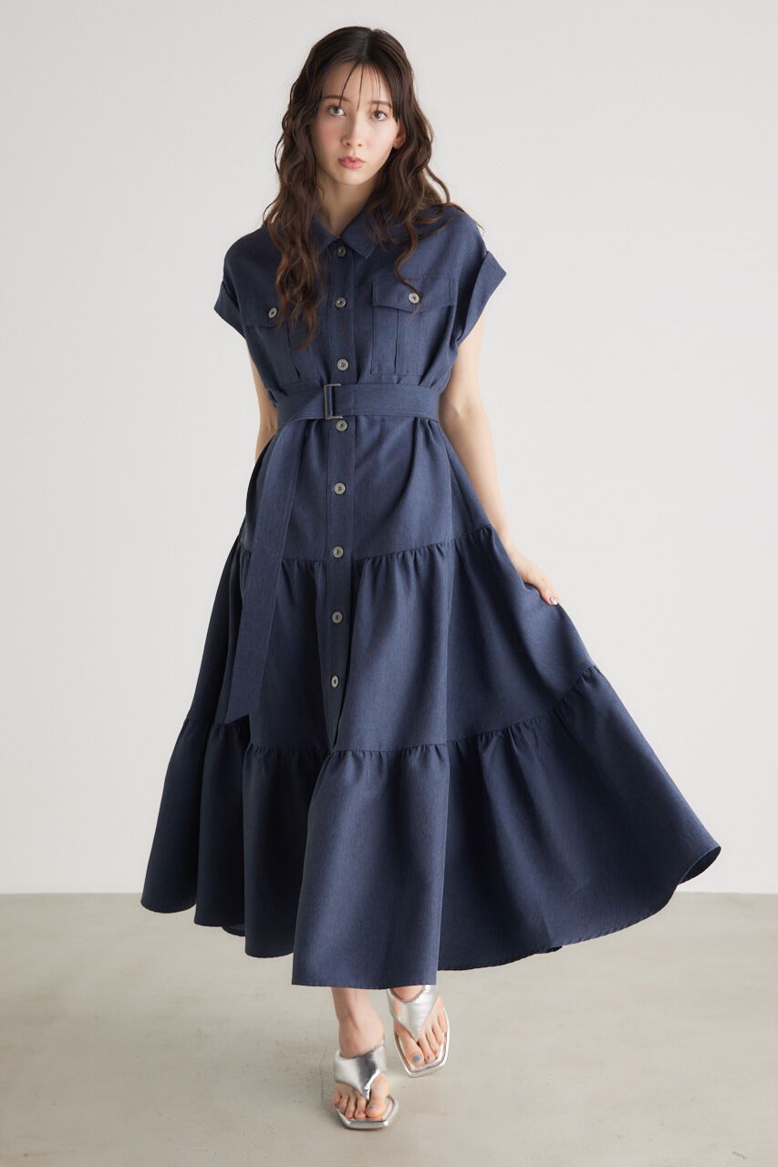 rienda「ロールUP SLVティアードSH OP」|ワンピース|