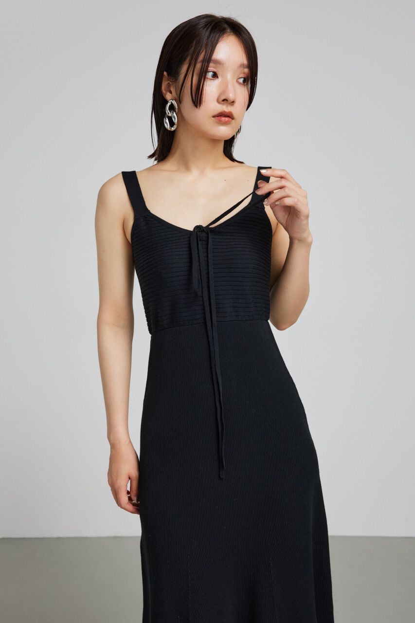 rienda「バストギャザーホルターマーメイドワンピース」|ワンピース|