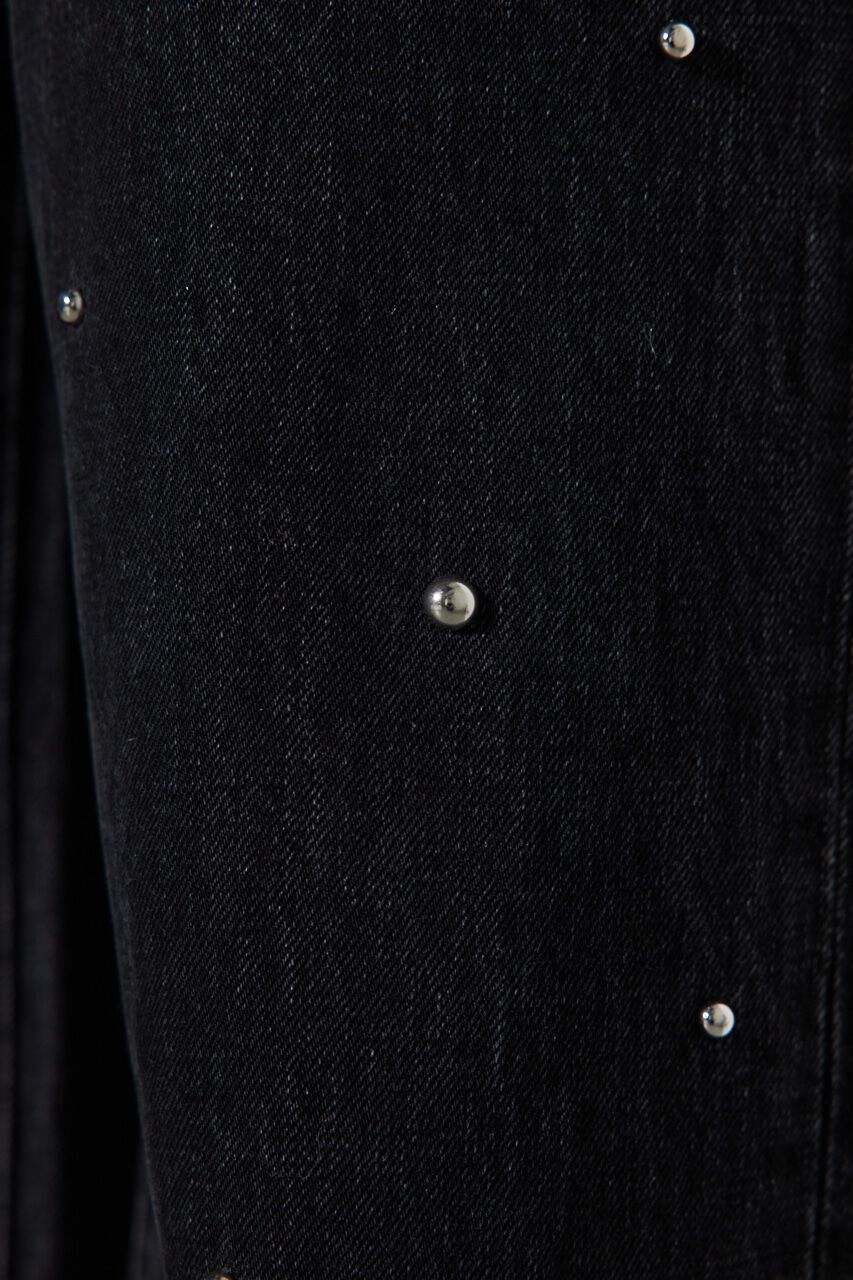 rienda「スタッズデザインワイドデニムパンツ」|その他|