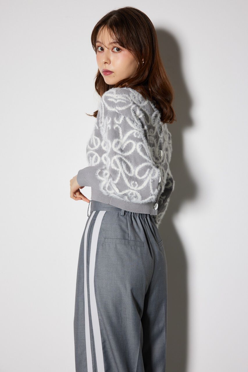 rienda「2WAY Rロゴニットトップス」|ニット・セーター|