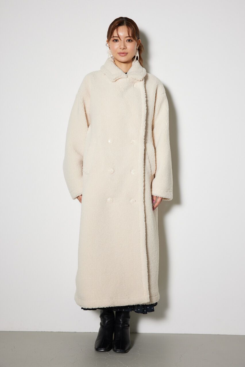 rienda「テディボア2WAYロングコート」|その他|