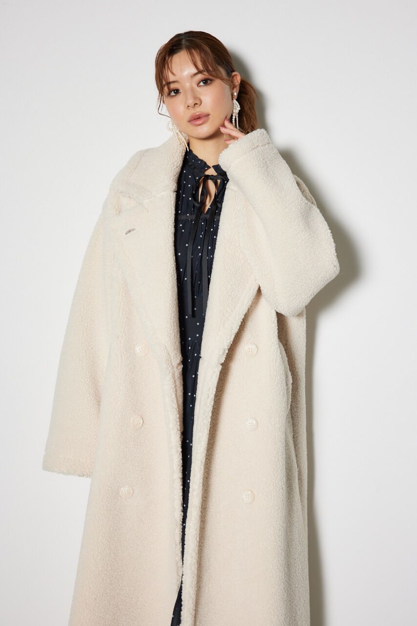 rienda「テディボア2WAYロングコート」|その他|