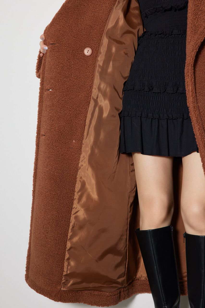 rienda「テディボア2WAYロングコート」|その他|