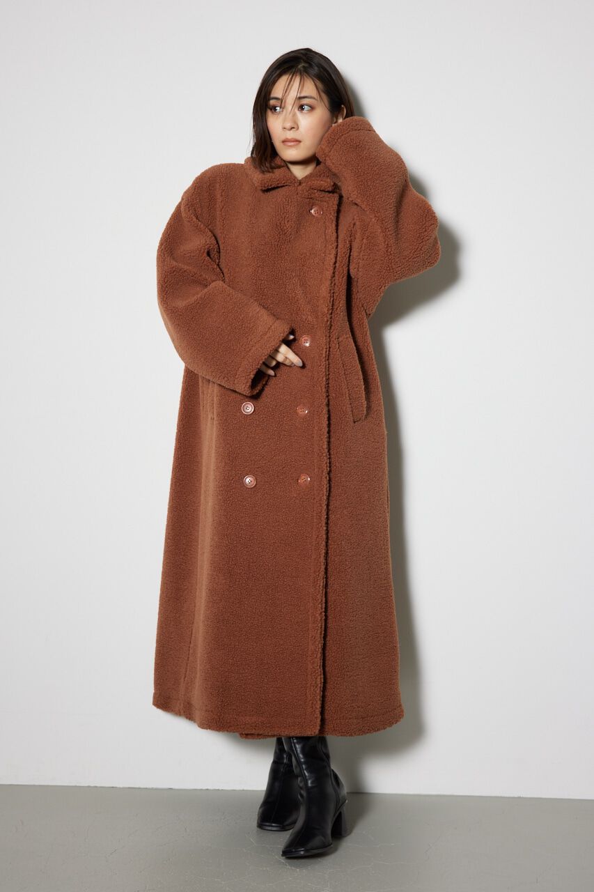 rienda「テディボア2WAYロングコート」|その他|