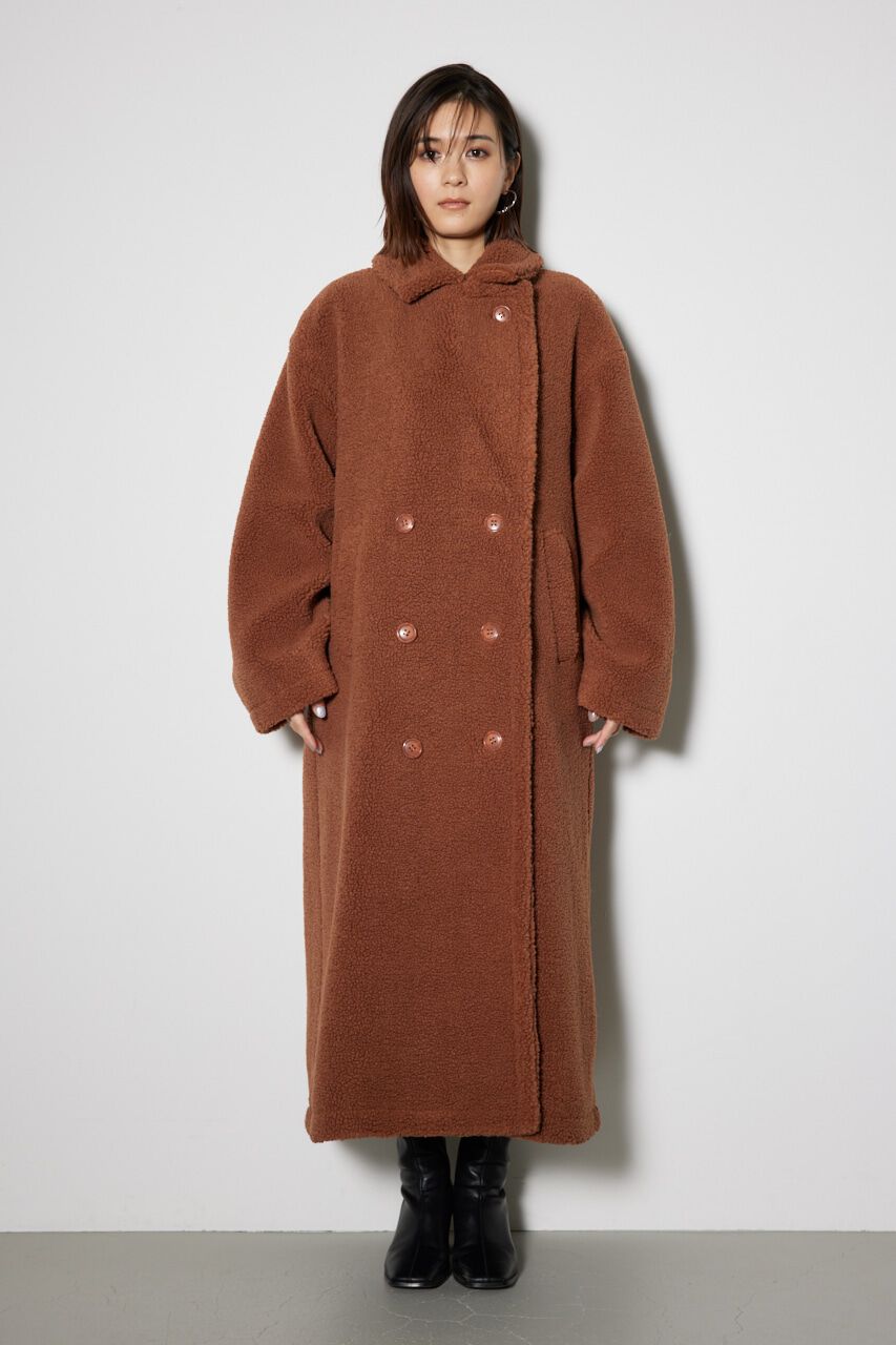 rienda「テディボア2WAYロングコート」|その他|