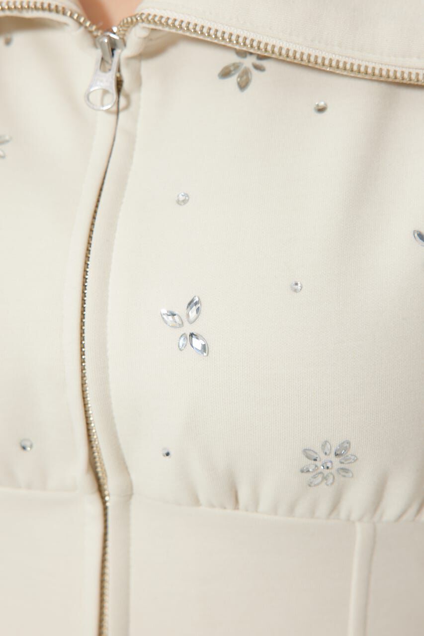 rienda「フラワーモチーフスウェットワンピース」|ワンピース|