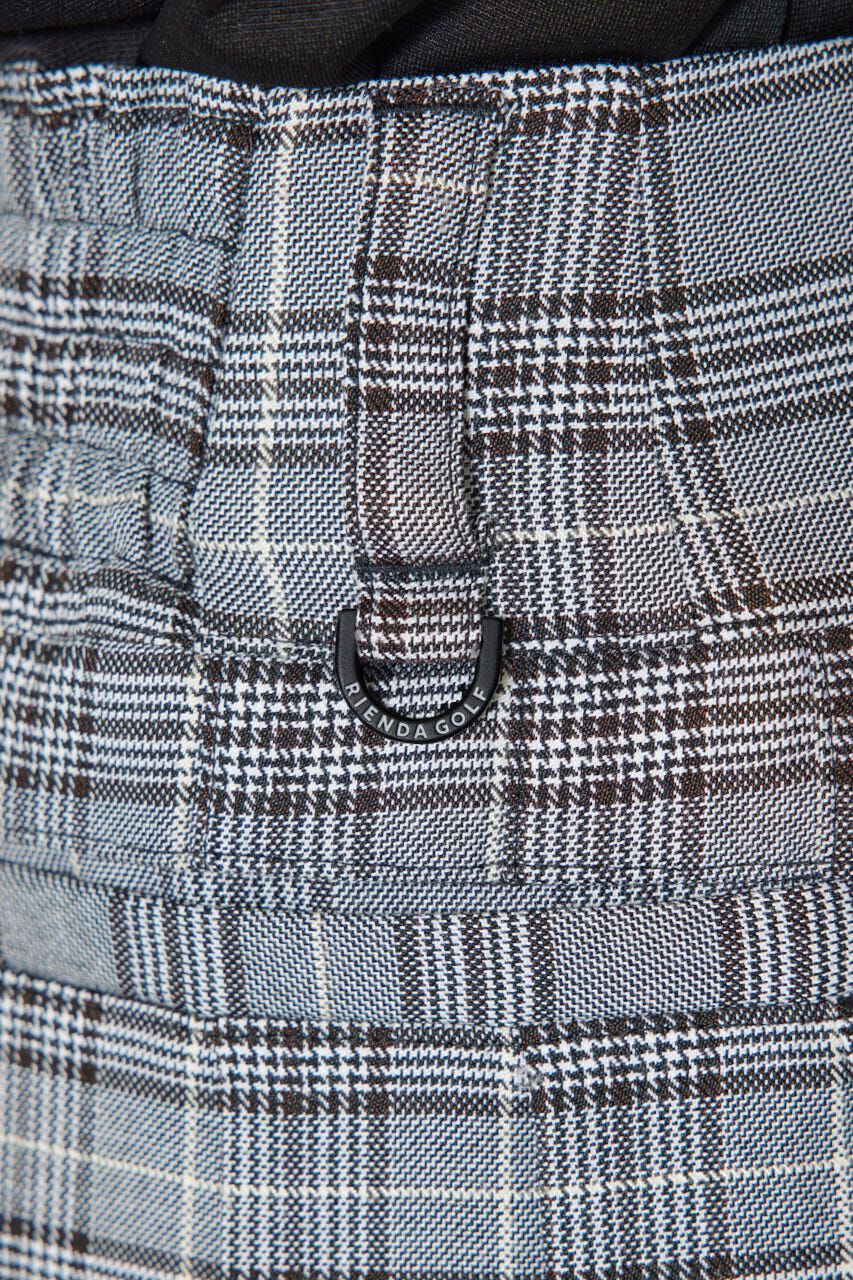 rienda「グレンチェックプリーツスカート」|スカート|