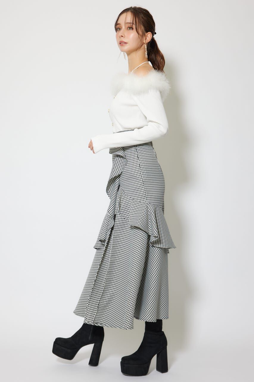 rienda「many wayフェザーオフショルニットトップス」|ニット・セーター|