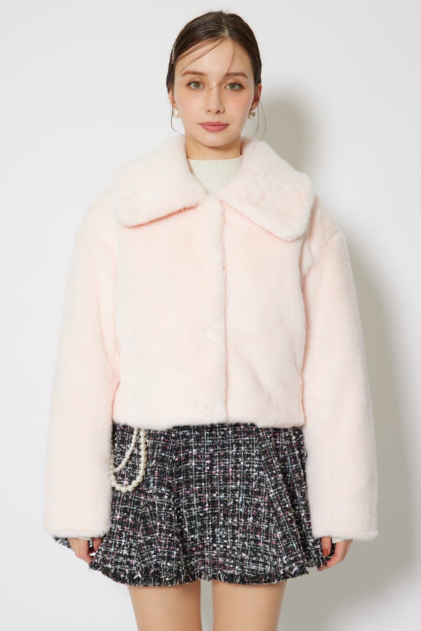 rienda「ショート丈ファージャケット」|その他|