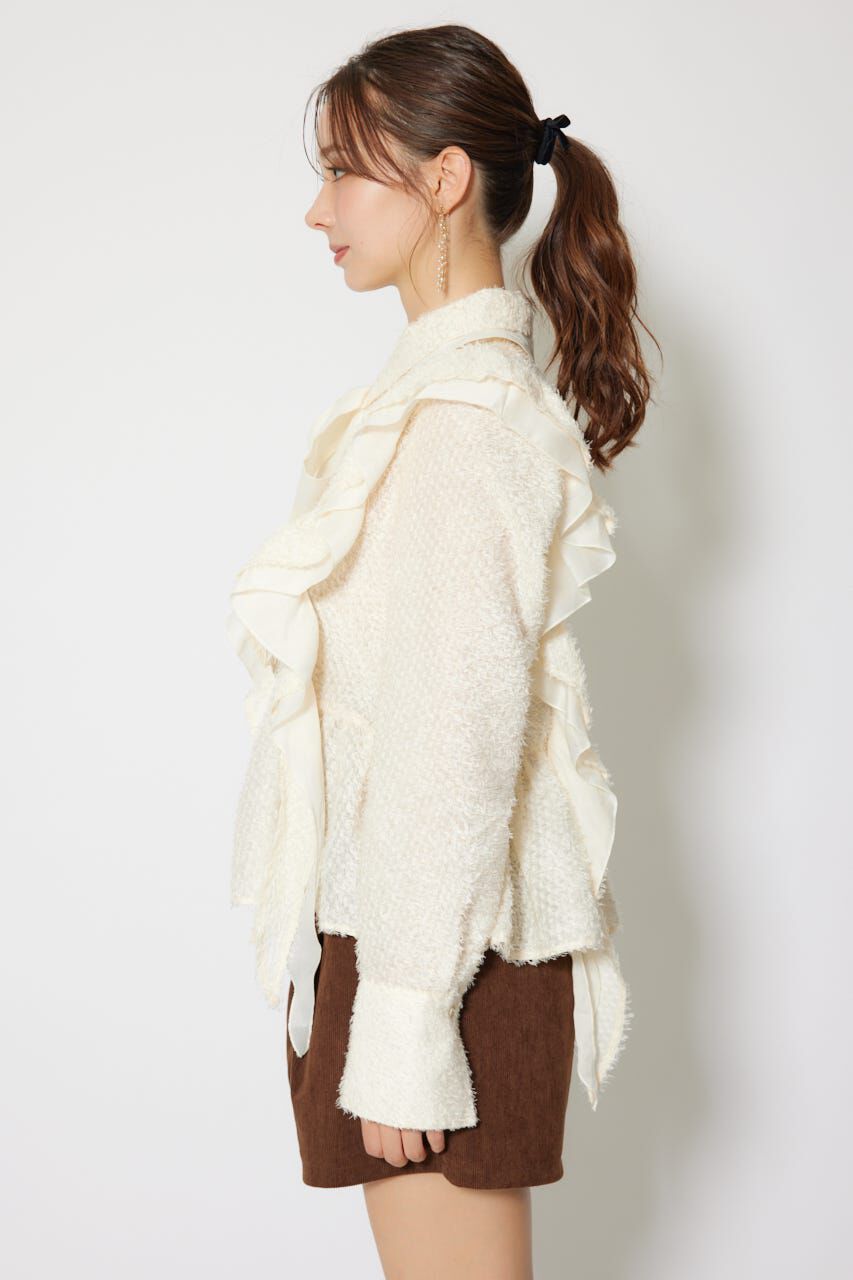 rienda「2WAYフリルブラウス」|シャツ・ブラウス|