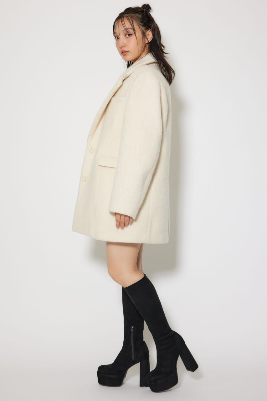 rienda「シングルシャギーテーラードジャケットコート」|その他|