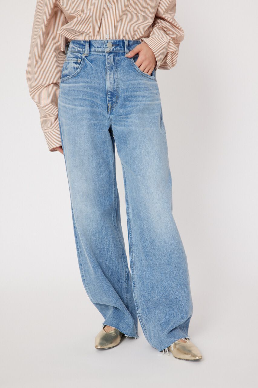 RODEO CROWNS「ワイドルーズデニム」|デニム|L/BLU1