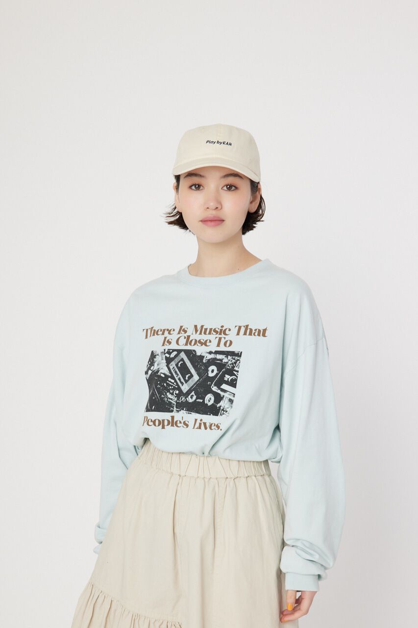 RODEO CROWNS「カセットフォト L/S Tシャツ」|Tシャツ・カットソー|