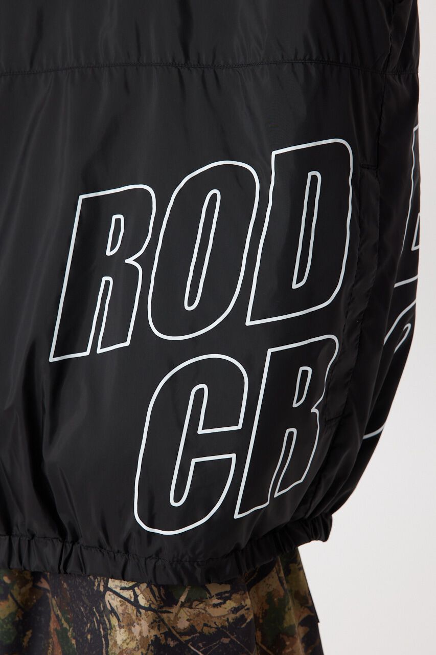 RODEO CROWNS「バイカラーフーディーブルゾン」|ブルゾン・スタジャン|