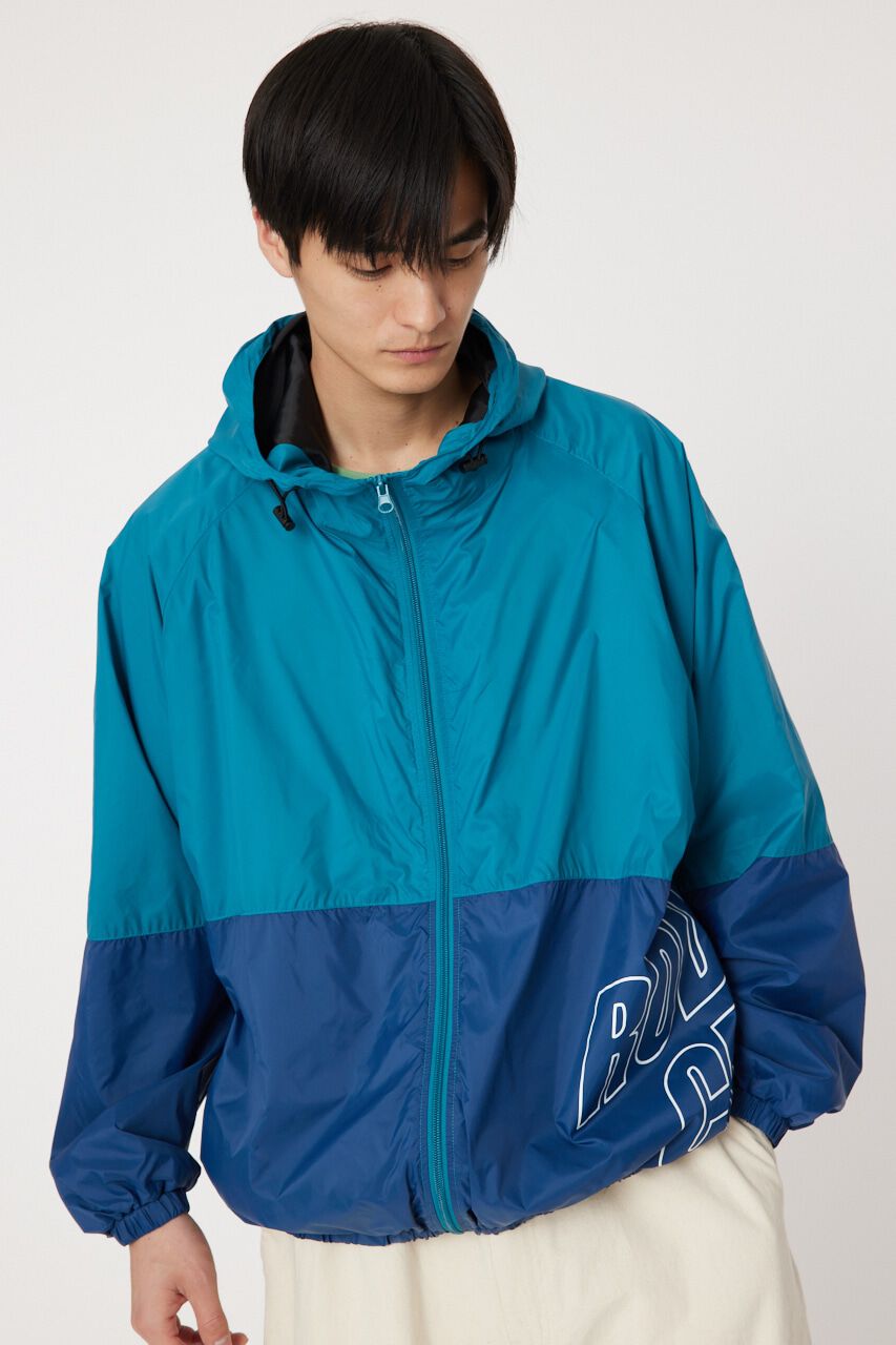 RODEO CROWNS「バイカラーフーディーブルゾン」|ブルゾン・スタジャン|