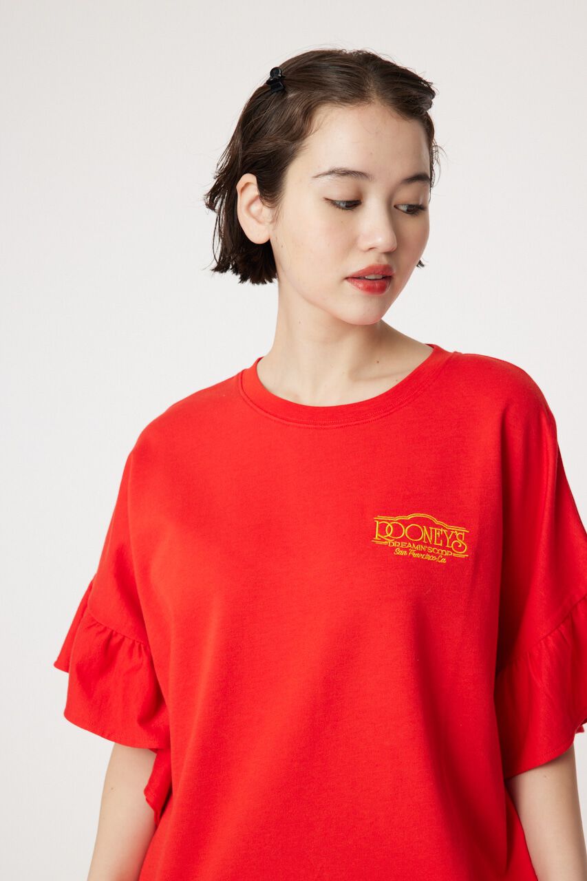 RODEO CROWNS「袖フリルトップス」|Tシャツ・カットソー|