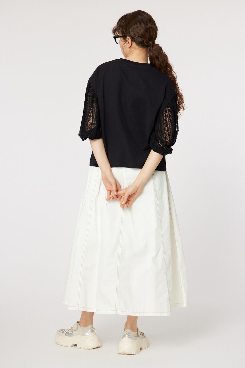 RODEO CROWNS「レーススリーブトップス」|Tシャツ・カットソー|