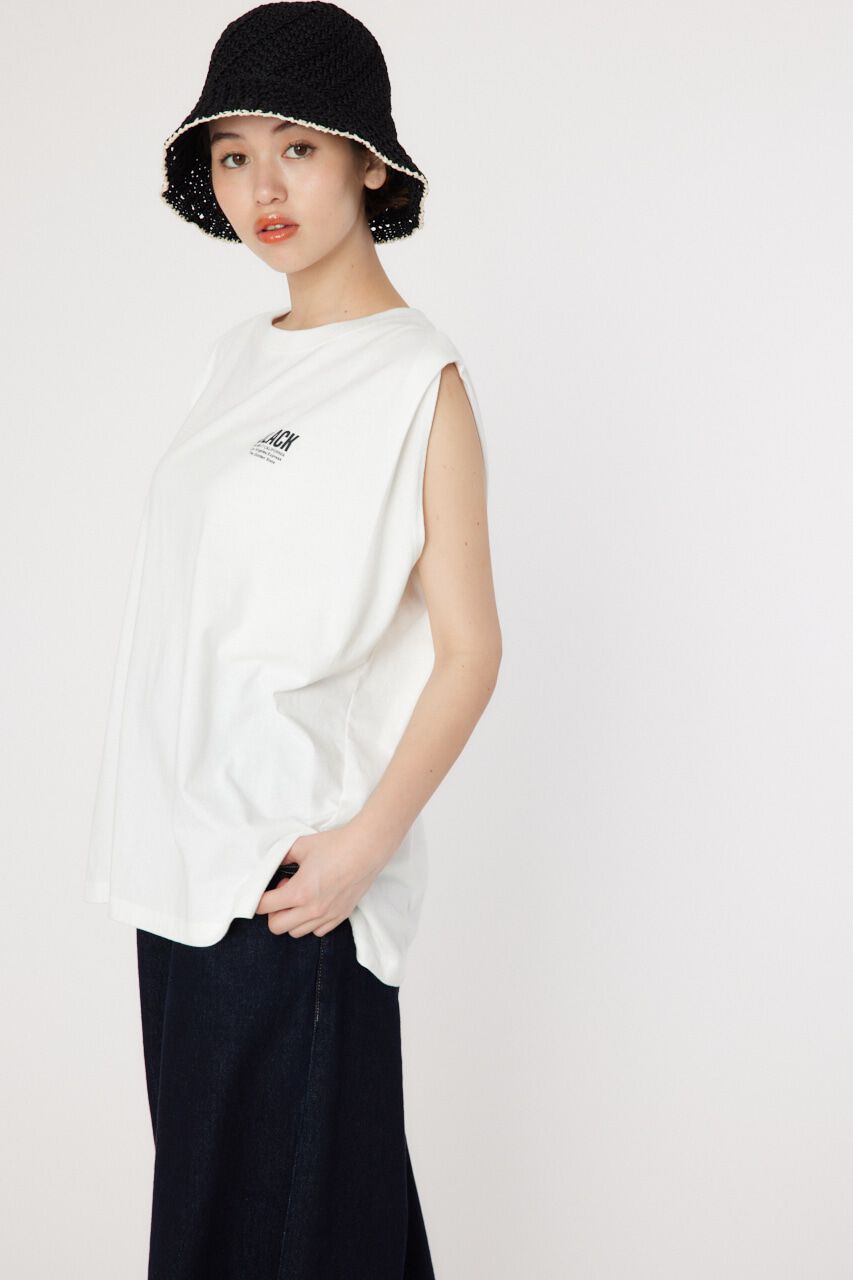 RODEO CROWNS「SLACKタックノースリーブトップス」|タンクトップ|