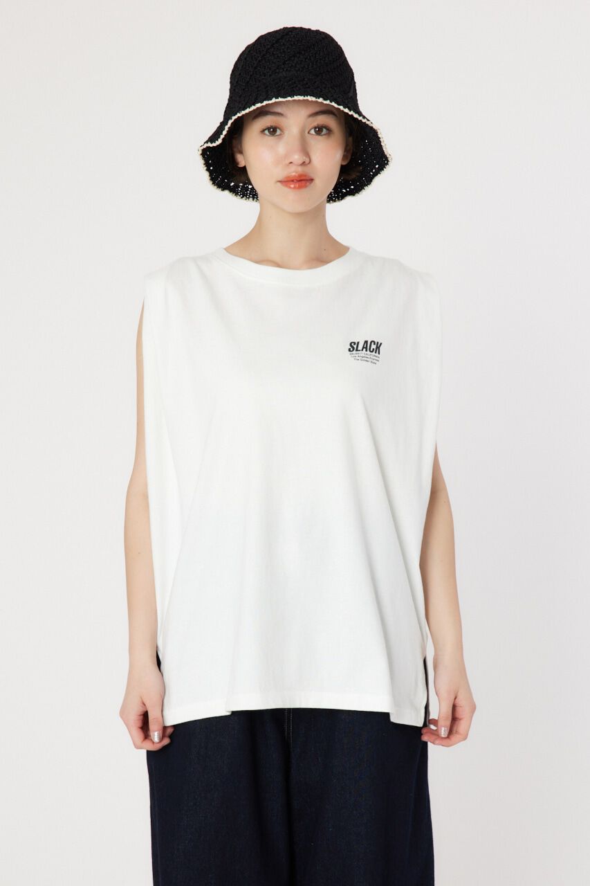 RODEO CROWNS「SLACKタックノースリーブトップス」|タンクトップ|