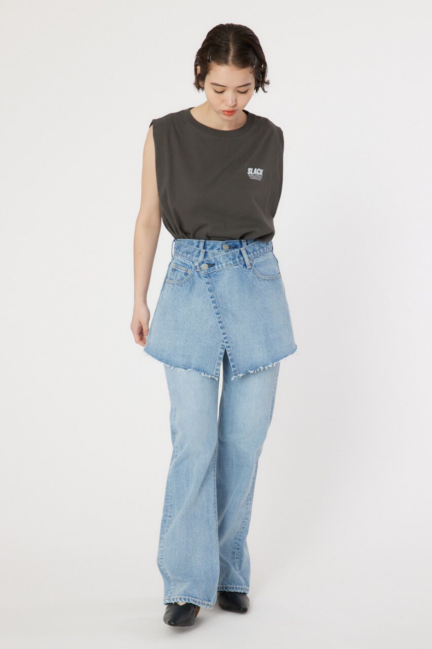 RODEO CROWNS「SLACKタックノースリーブトップス」|タンクトップ|