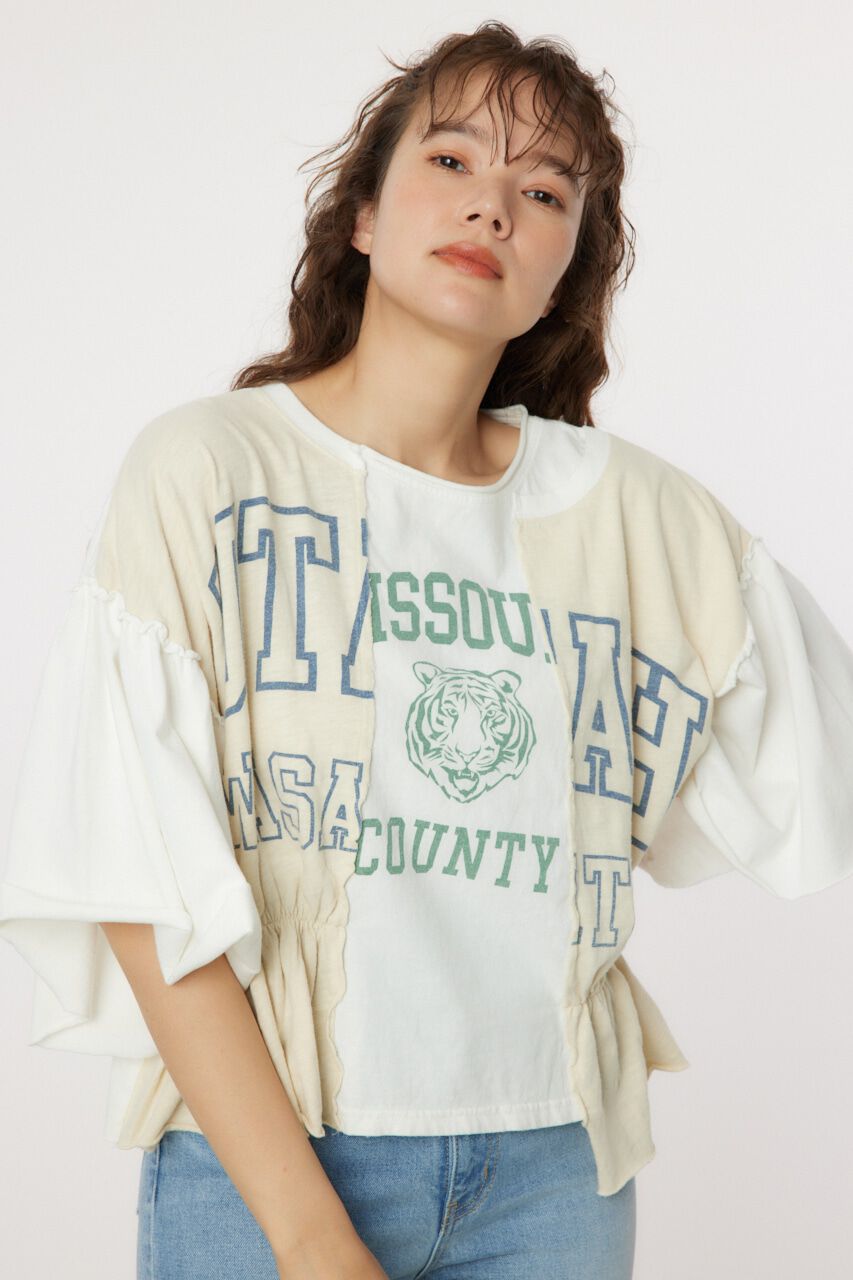 RODEO CROWNS「ドッキングカレッジトップス」|Tシャツ・カットソー|