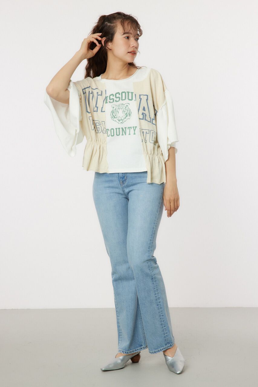 RODEO CROWNS「ドッキングカレッジトップス」|Tシャツ・カットソー|