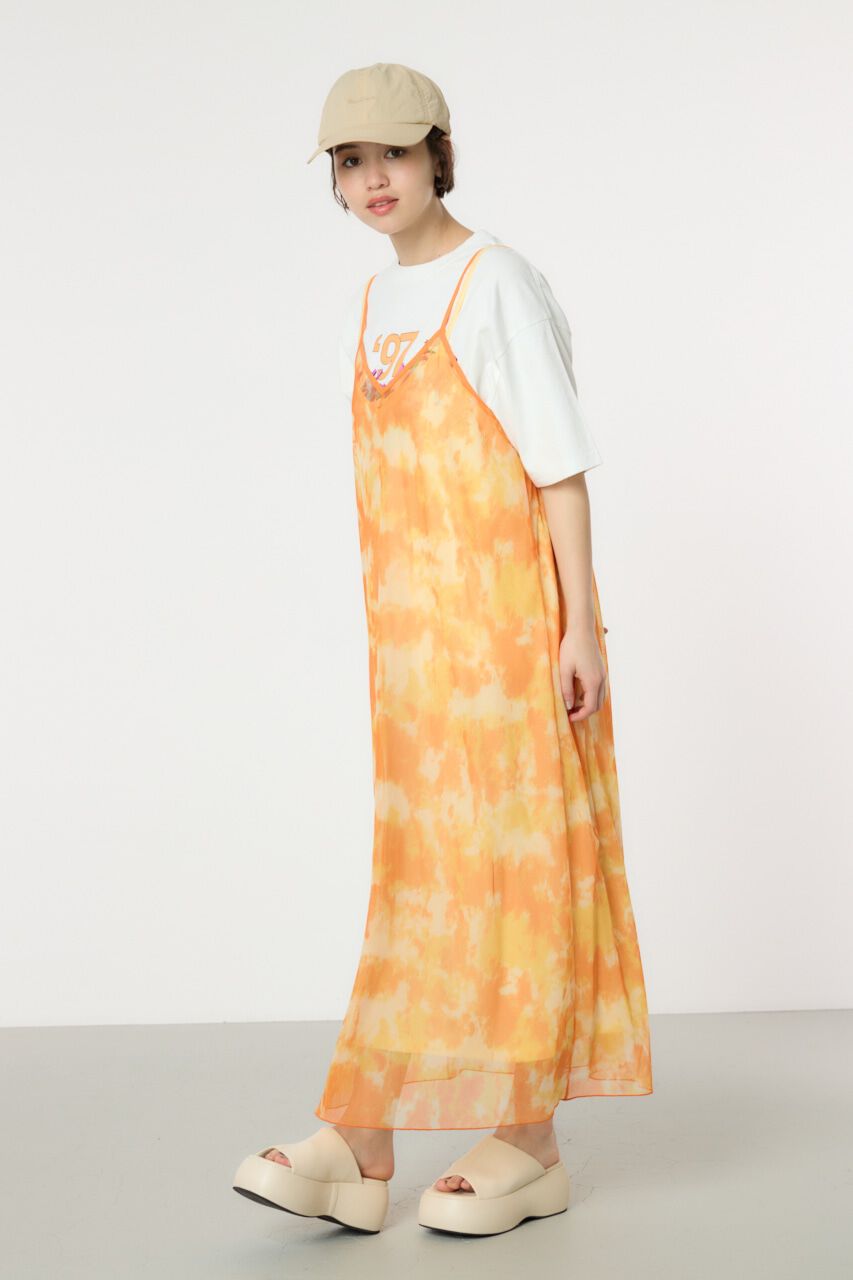 RODEO CROWNS「ニュアンスパターンシアーキャミワンピース」|ワンピース|