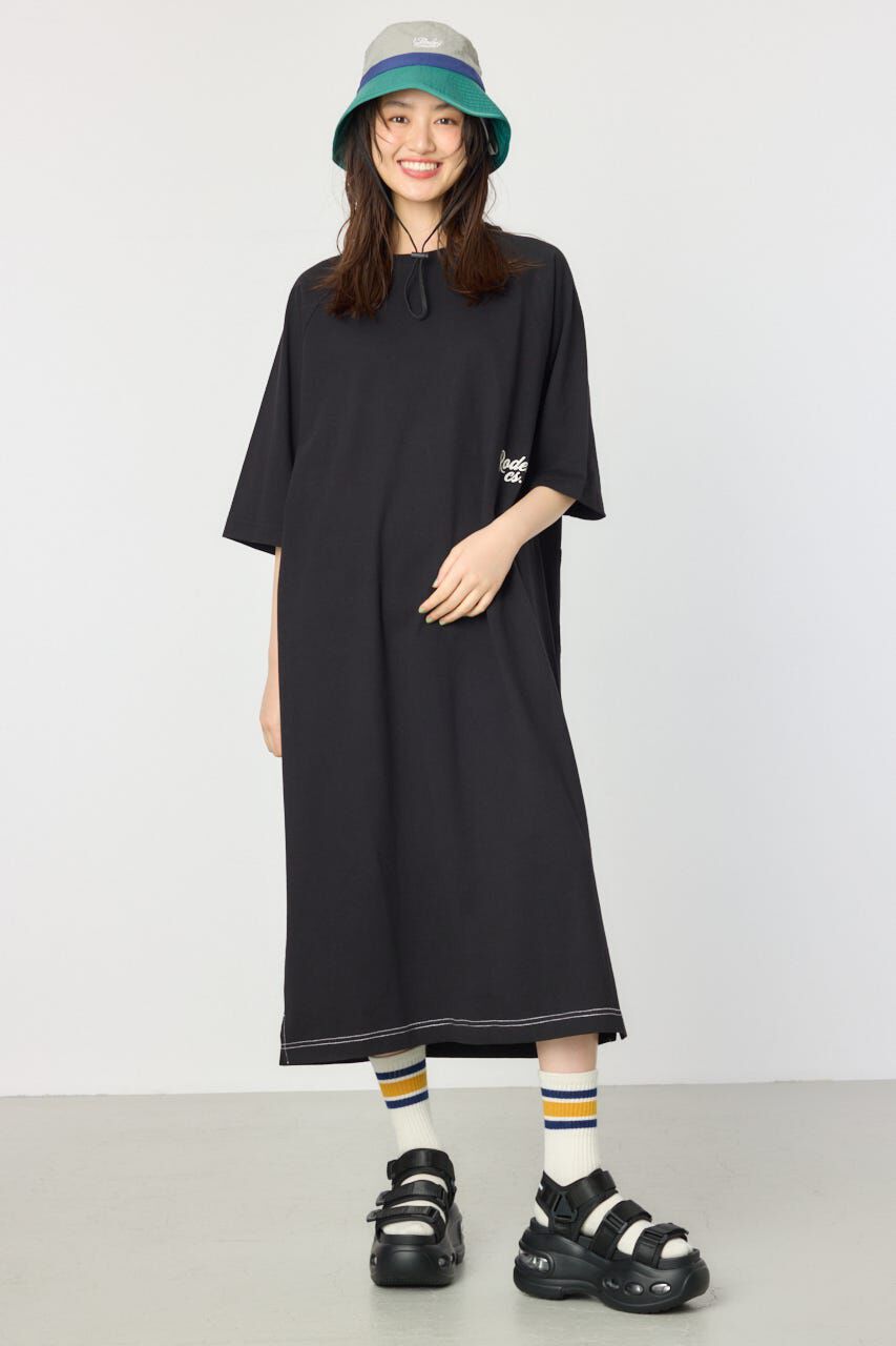 RODEO CROWNS「ラグランカラーステッチワンピース」|ワンピース|